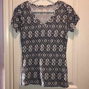 Hollister Patterened V-Neck